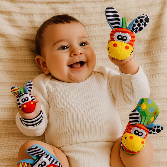 BabyLycka Set – Mjuka vänner för lek, skratt och utveckling